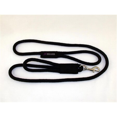 Soft Lines 2 Handled Sidewalk Safety Dog Snap Leash 0.62 In. Diameter By 10 Ft. - Black SO456474